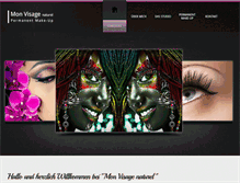Tablet Screenshot of monvisage-naturel.com